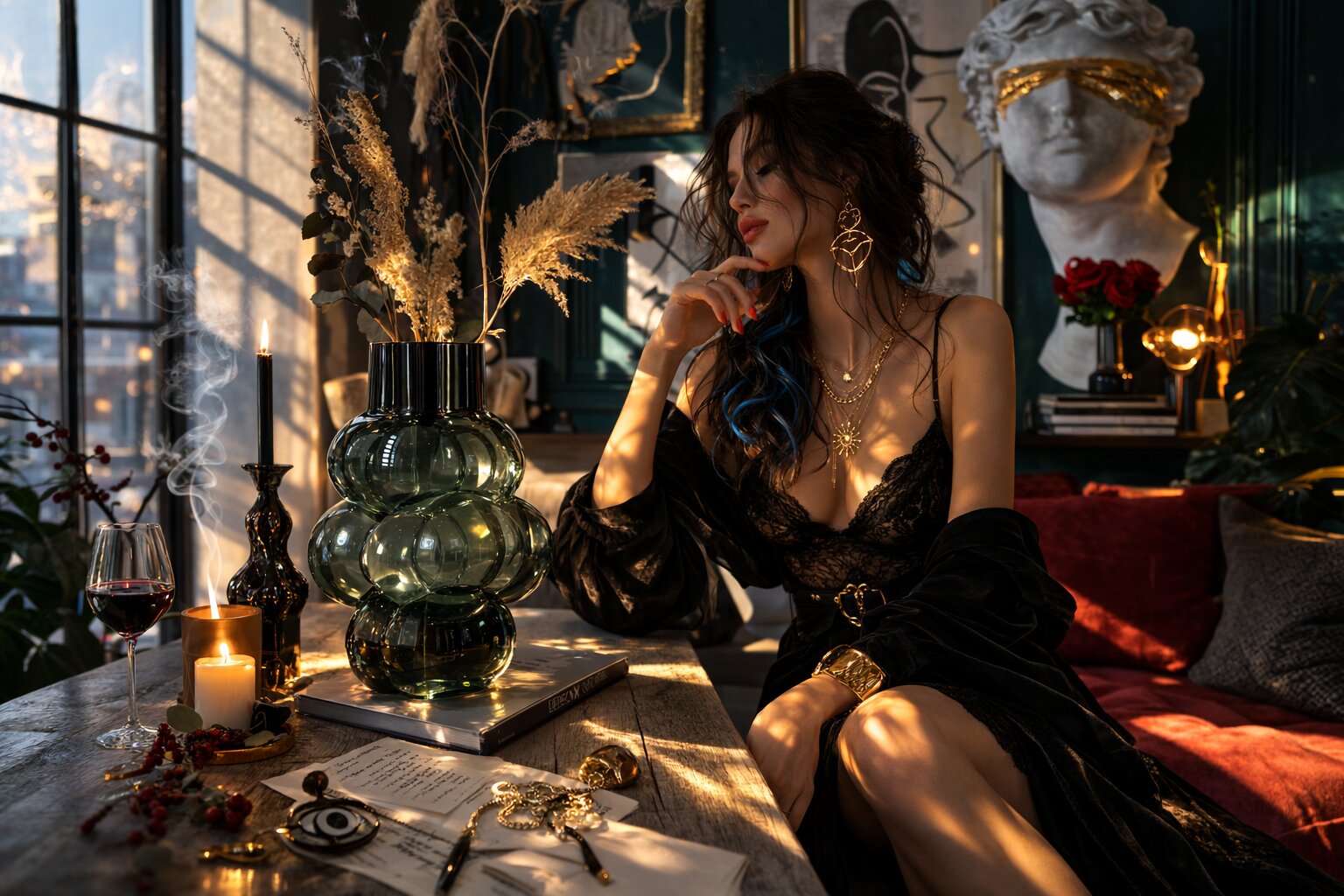 современная скульптура малых форм в интерьере