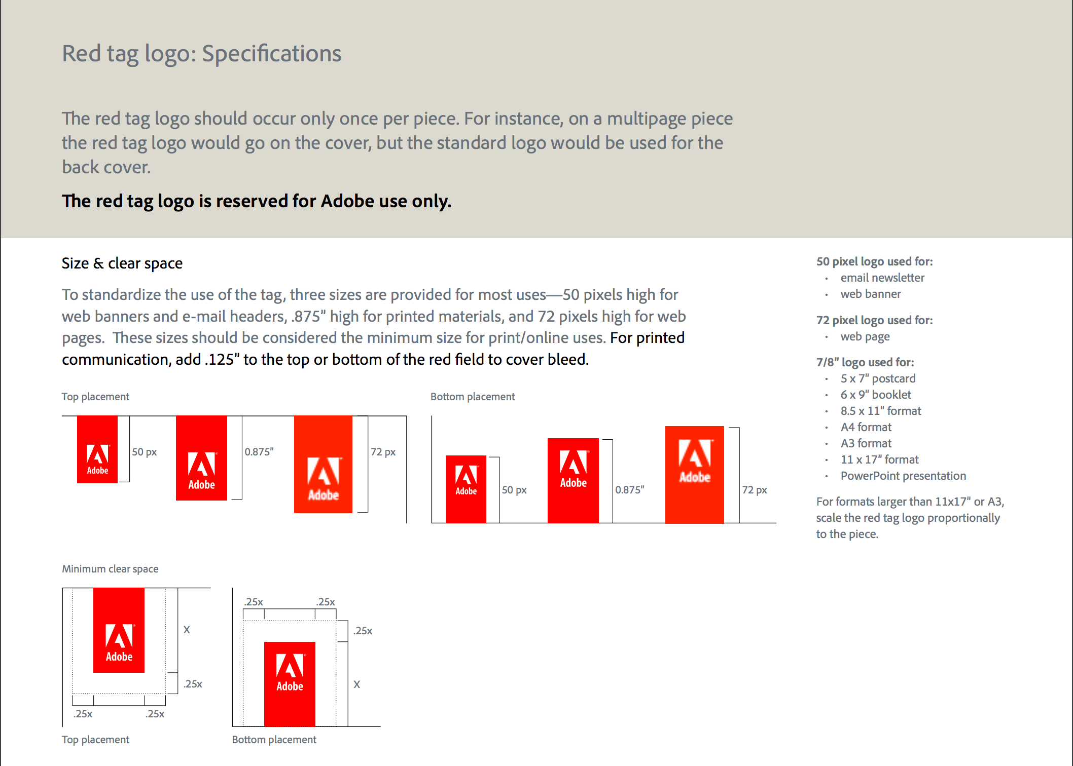 Adobe «Руководство по корпоративным брендам» это руководство по стилю брендинга, а не руководство по стилю интерфейса